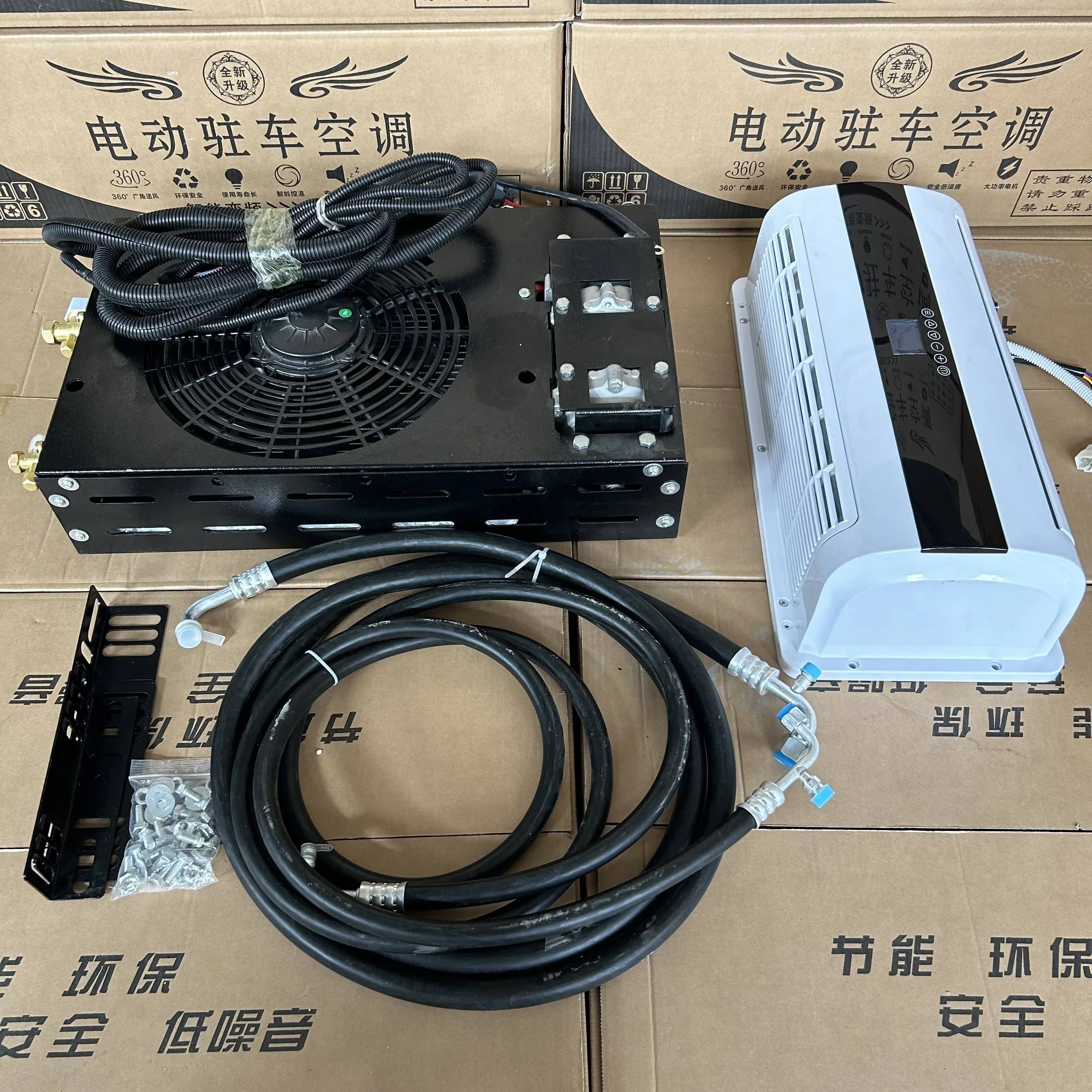 remote control auto portable widely application 12v 24 volt car air conditioner for generator truck new energy vehicle RV