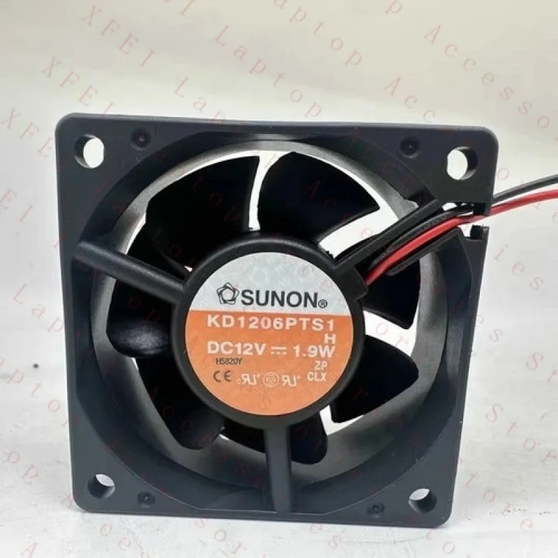 F لـ SUNON 6025 KD1206PTS1 DC12V 1.9 واط 60*25 مللي متر مروحة جديدة #2