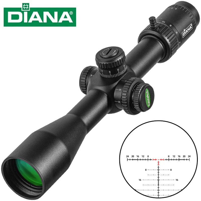 

DIANA 4-16x44 SFIR FFP Scope First Focal Plane Scope Hunting Riflescopes Red Illuminated Shooting Optical Sights