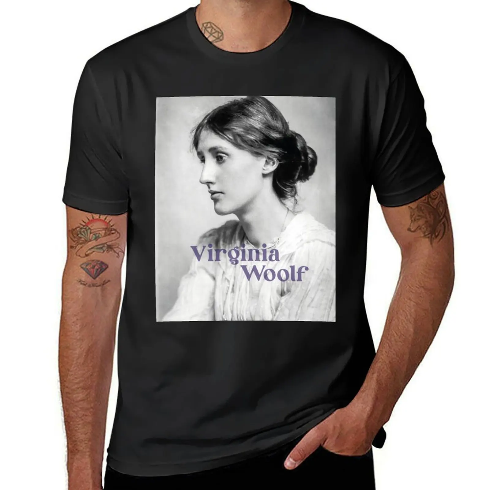 Virginia Woolf T-Shirt sweat sports fans for a boy men clothings