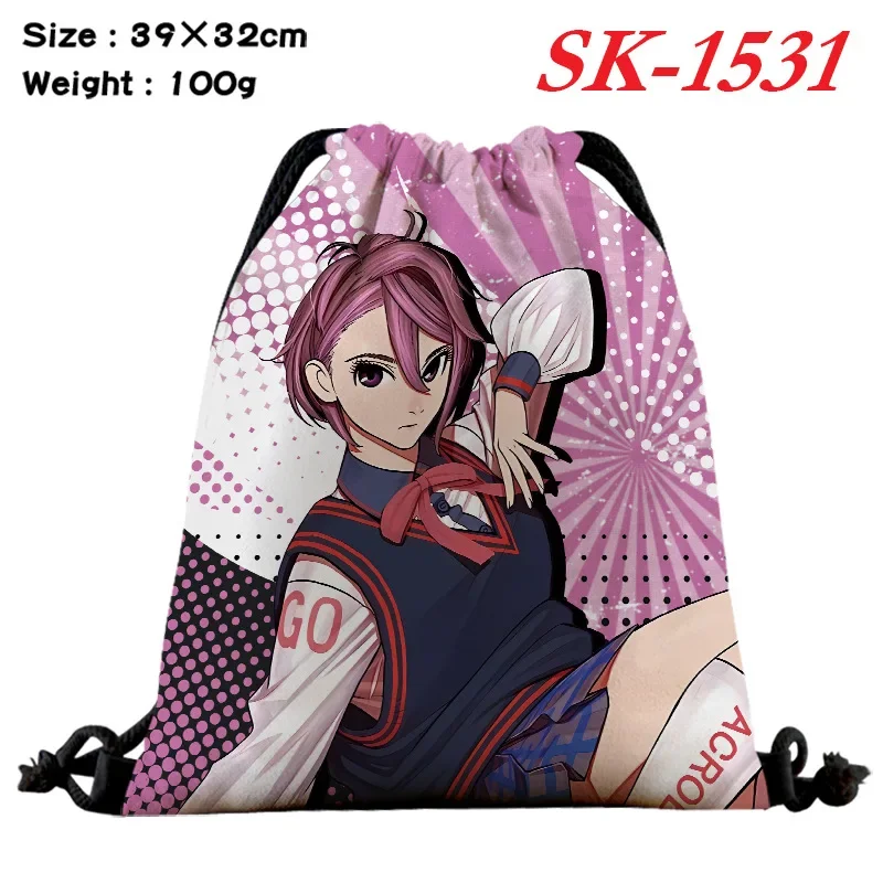 Anime Drawstring Bag DANDADAN Takakura Ken Ayase Momo Cartoon Sport Backpack Boys Girls Portable Storage Shopping Bags