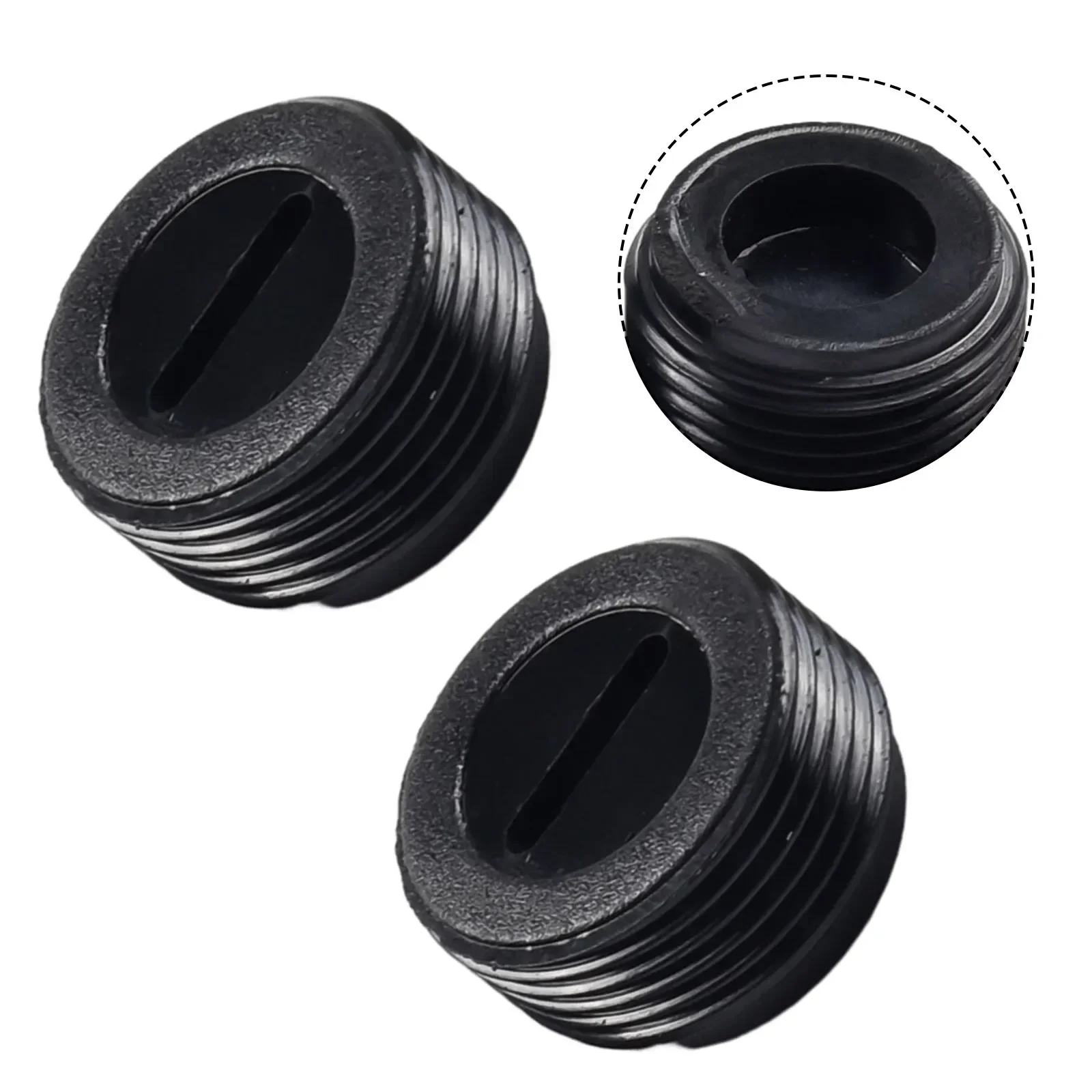 2Pcs Black Carbon Brush Holder Cap 13 14 15 16 18 20 22mm Carbon Brushes Cover Replacement Parts For Electric Hammer Grinder