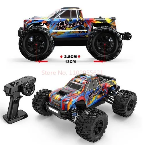 男の子用リモートコントロールカー,mjx hyper go,ブラシレス,高速,オフロード,4x4トラック,rtr,おもちゃ,ギフト,新品,1:20, 20208 39 km/h