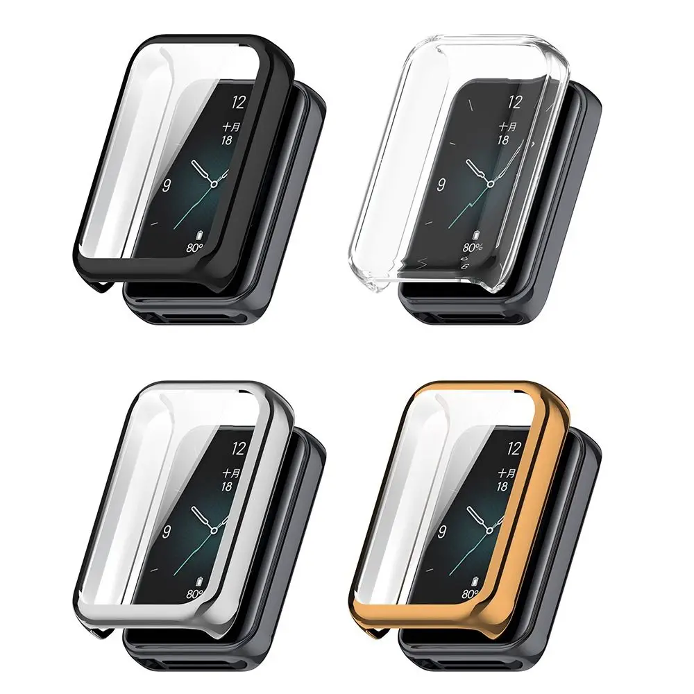 Nova capa completa tpu caso pulseira inteligente protetor de tela acessórios macios escudo protetor para honor band 9