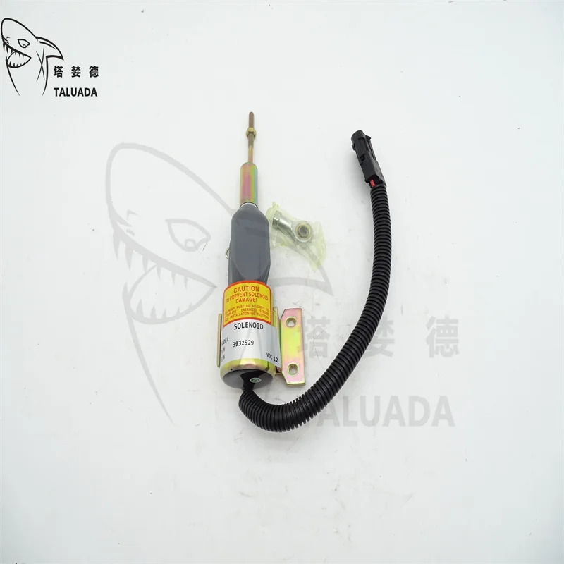 

Для CUMMINS запорный электромагнитный клапан, электромагнитный клапан остановки пламени с проводами 12 В 3932529