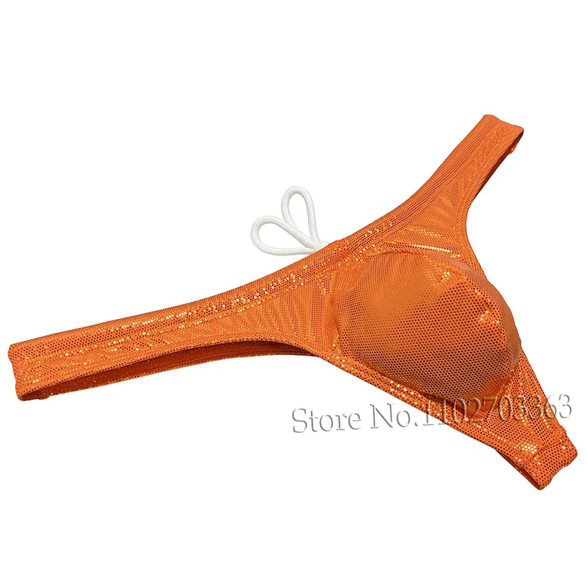 Strandkleding Voor Heren Zwemkleding Glossy Zwembroek Surfboard Shorts Zwembroek Bikini Badpak Snel Droog Verstelbaar Trekkoord