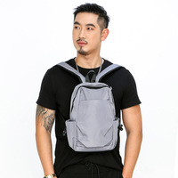 Multi-Pocket Lightweight Waterproof Men's Simple Casual Mini Backpack with Widened Shoulder Straps for Outdoor Travel and Sports