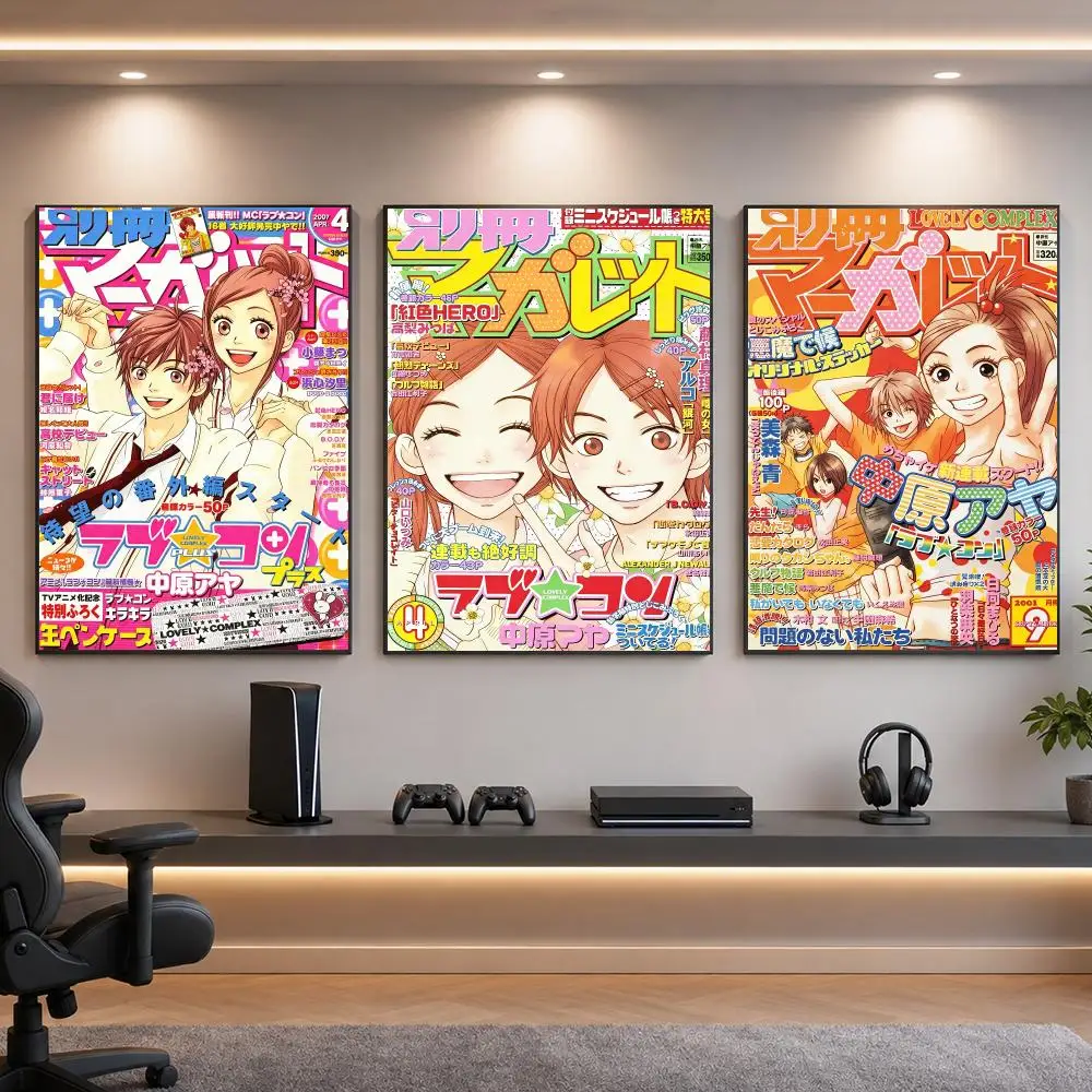 Anime Romance L-Love Complex Poster HD Removable Wall Art Gift Bedroom Lounge Dorm Office Gaming Cafe Bars