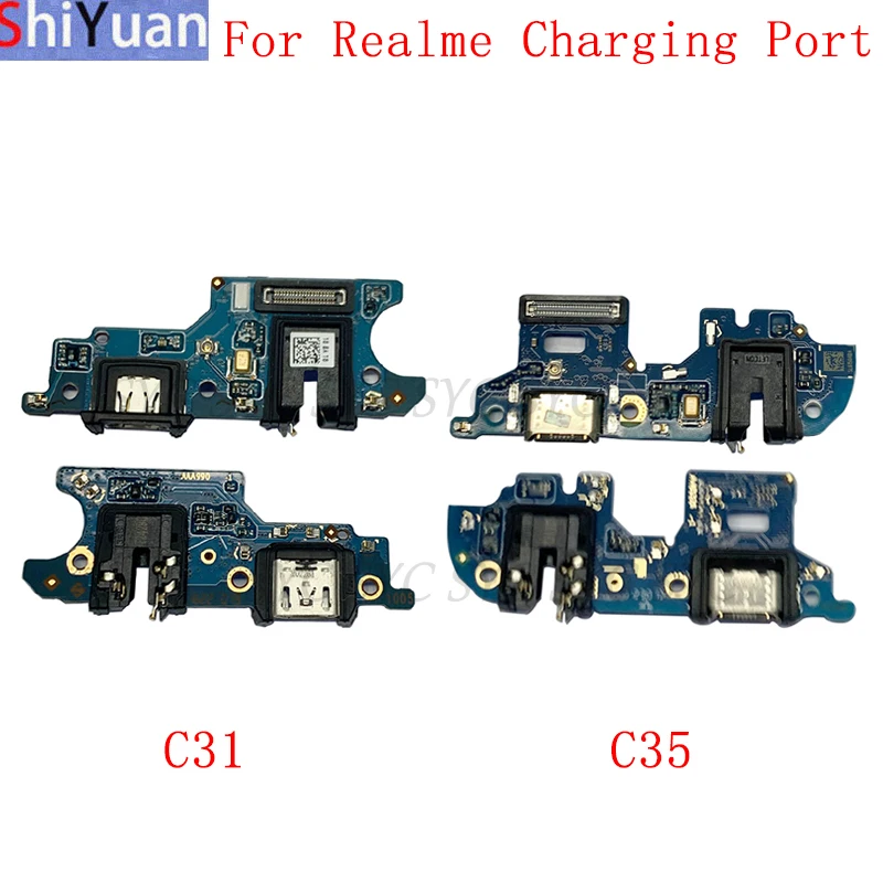 

Original USB Charging Port Connector Board Flex Cable For Realme C31 C33 C35 Charging Connector Replacement Parts