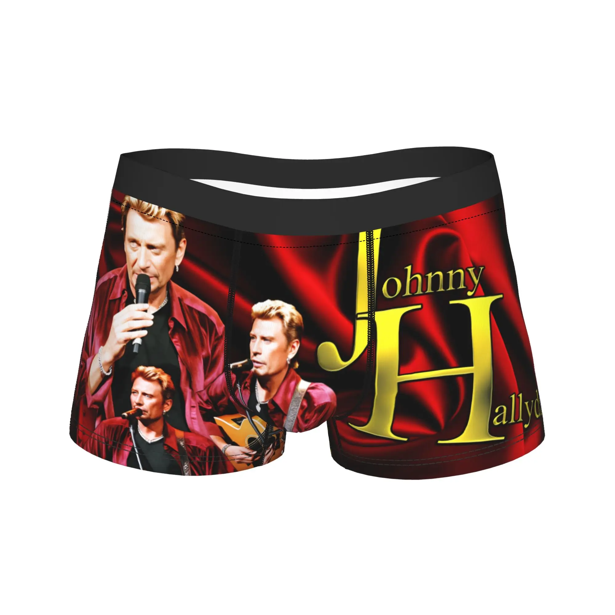 

Нижнее белье Johnny Hallyday, мужские шорты, эластичные боксеры, трусы Trenky, трусики больших размеров на заказ, сделанные своими руками