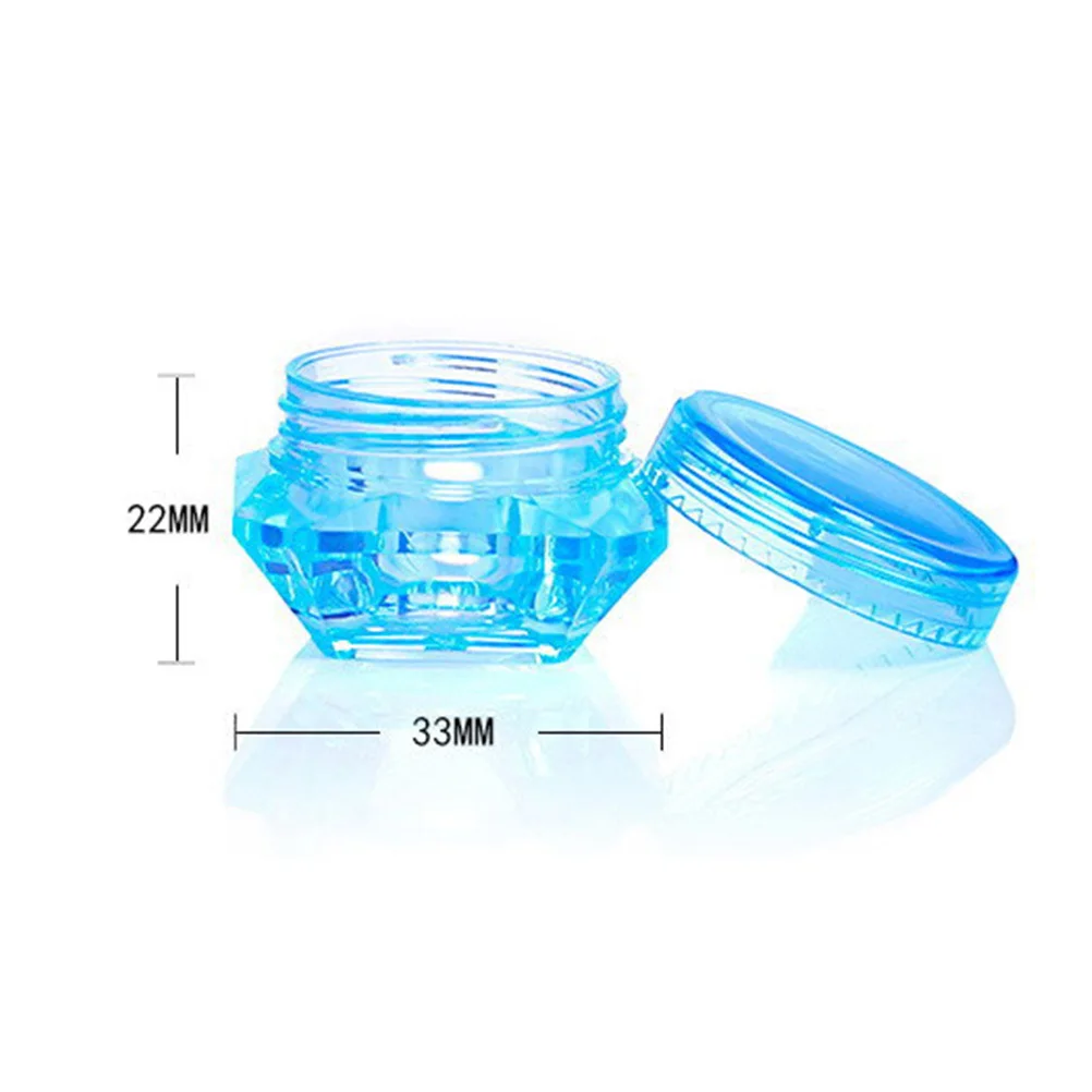 

40Pcs Diamond Shape Empty Bottles Set Safe Wide Mouth for Facial Cream Shampoo Lotion Travel Containers Portable Small