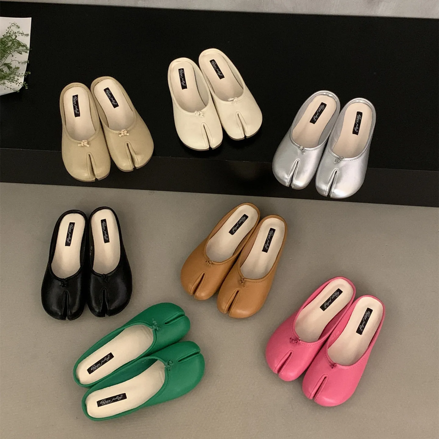 

Bailamos Brand Women Flats Soft Ballet Shoes Woman Slip On Loafers Soft Bottom Moccasins Tabi Ninja Women Casual Shoes Mujer