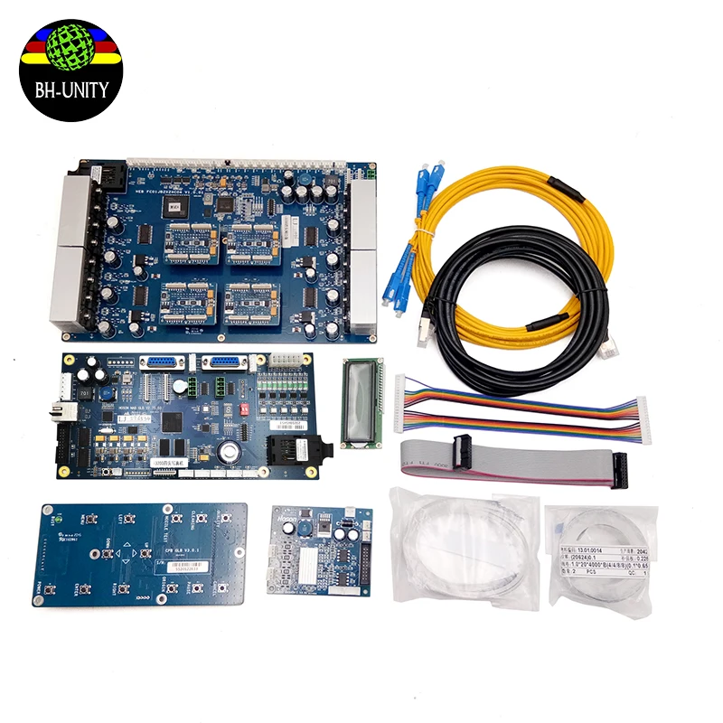 High quality Hoson network 4 head I3200 board set carriage board mother board kit for i3200 inkjet printer