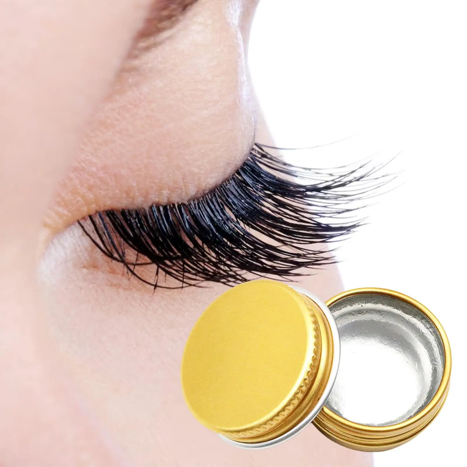 Lash Lift Kleber Balsam Olivenöl Wimperndauerwelle Kleber Schnell trocknende Paste für Wimpernlifting und Verlängerungswerkzeuge