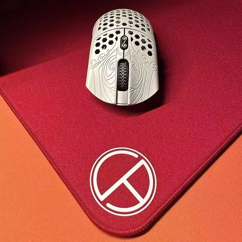 1PC Mouse Pad Pure Color High Elastic Non-slip Bottom Esports Game Mouse Pad Rough Textured Red Large Size Mouse Mat