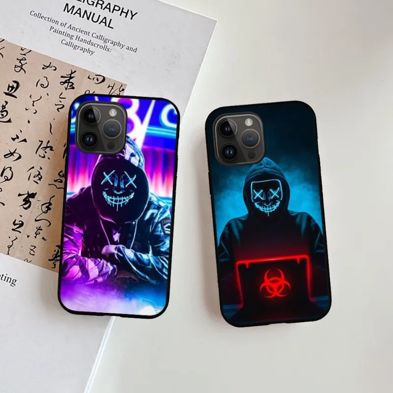 Street Brand Boy Girls  Phone Case For iPhone 15 14 13 12 11 X XR XS XSMAX 8 7 Plus Mini Pro Max Soft Black Phone Cover