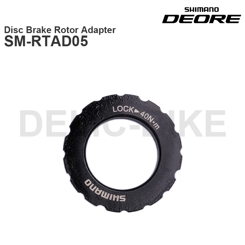 SHIMANO DEORE M610 Disc brake rotor adapter SM-RTAD05 - 6-bolt rotor to CENTER LOCK hub Original parts