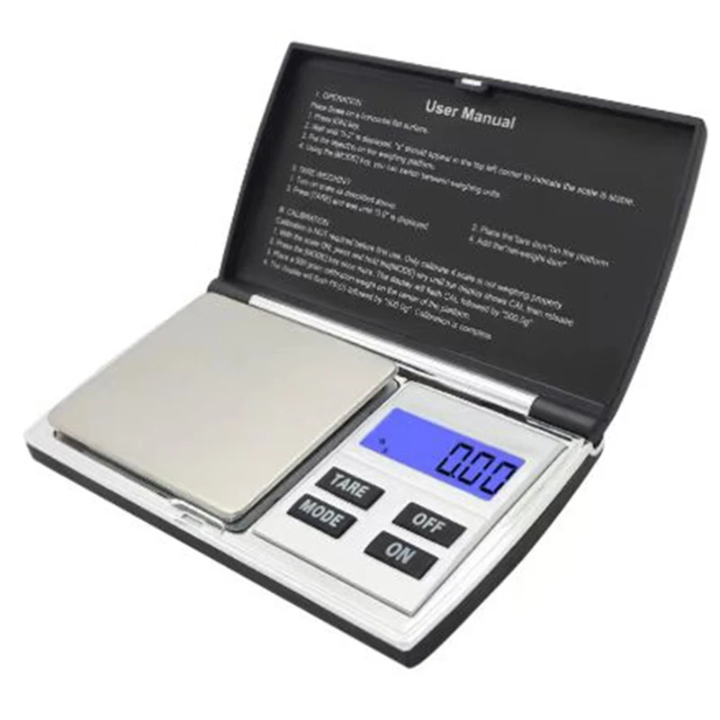 Digital Kitchen Scale Jewelry Gold Balance Weight Gram LCD Pocket Weighting Electronic Scales