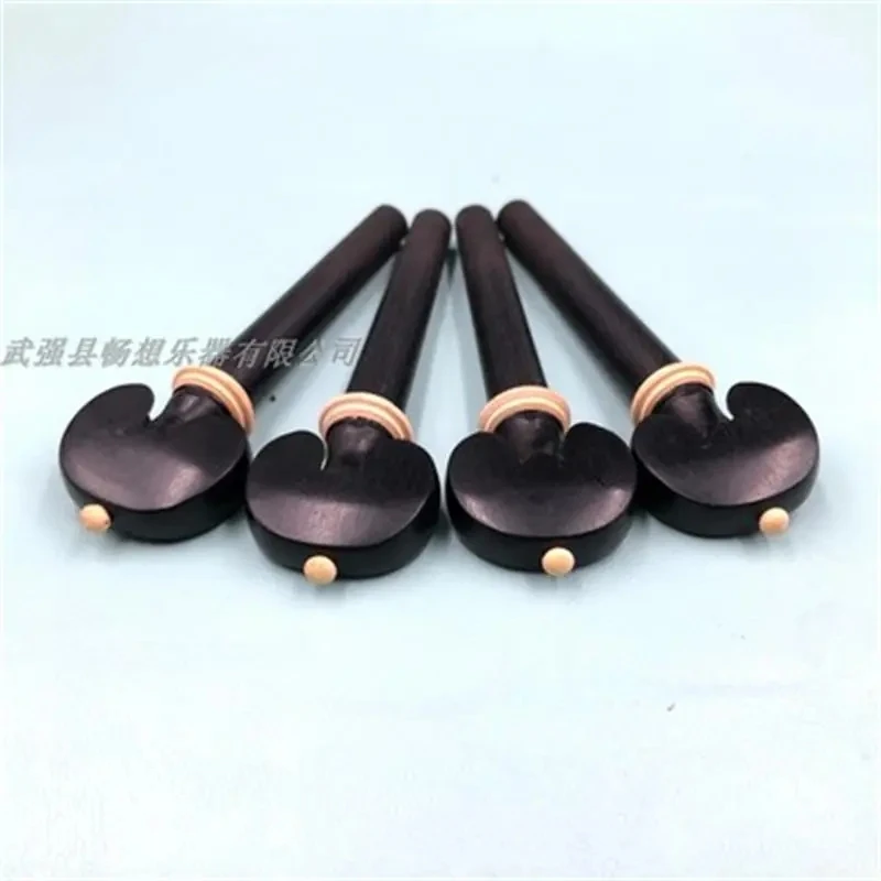 32pcs High Quality Natural 4/4 Viola Ebony peg,boxwood decoratin #6990