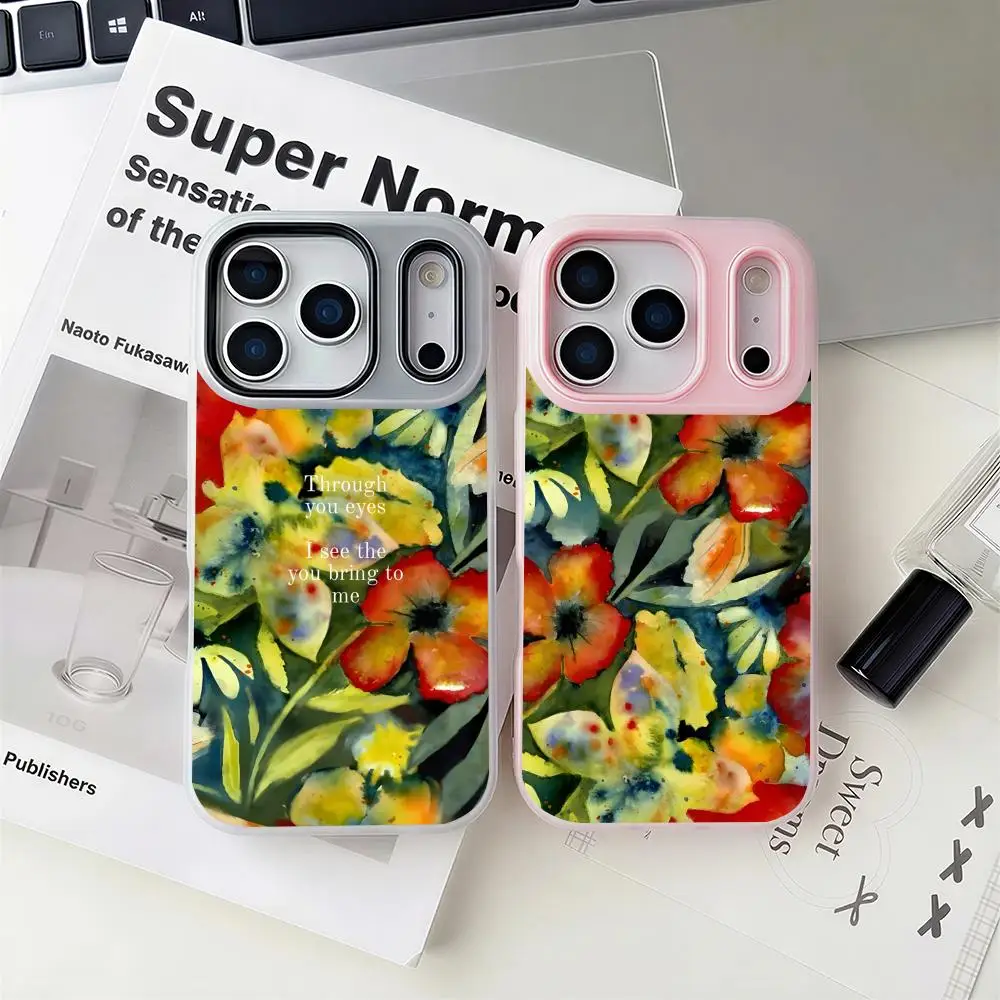 

A-Adrianne LenkerS Phone Case 2-in-1 Detachable Clear Case with Slot for Cards & Photos iPhone 12-17