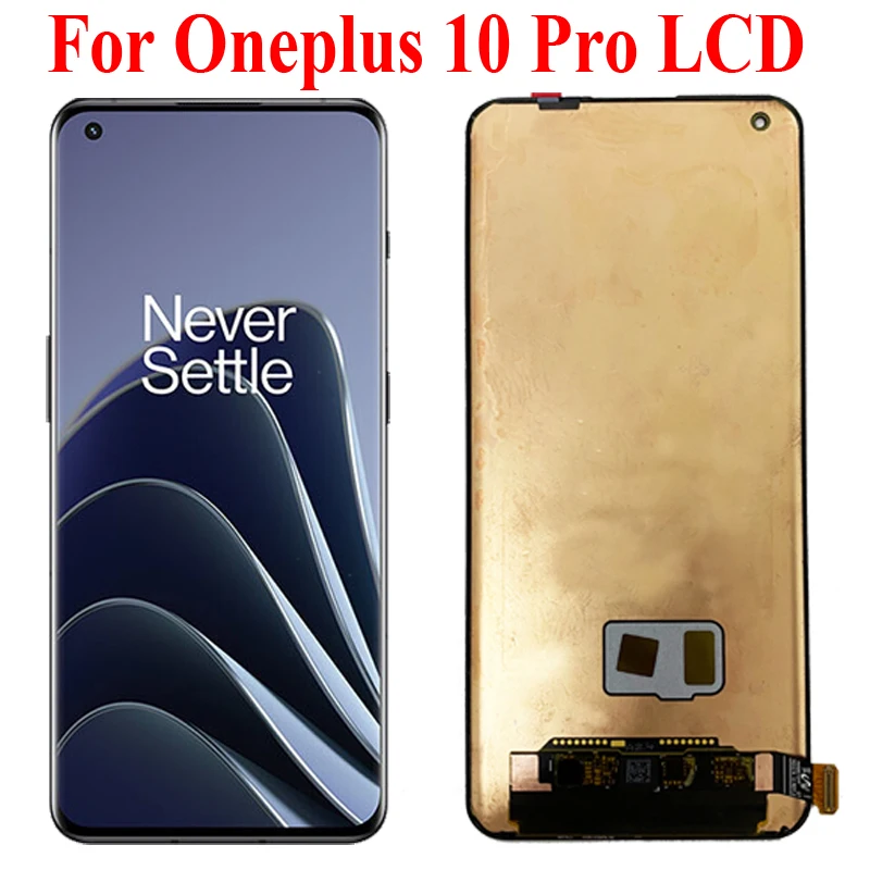 

6.7 inch AMOLED Lcd For oneplus 10 Pro LCD Display NE2210, NE2211/13/15/17 LCD Touch Screen Panel Replacement