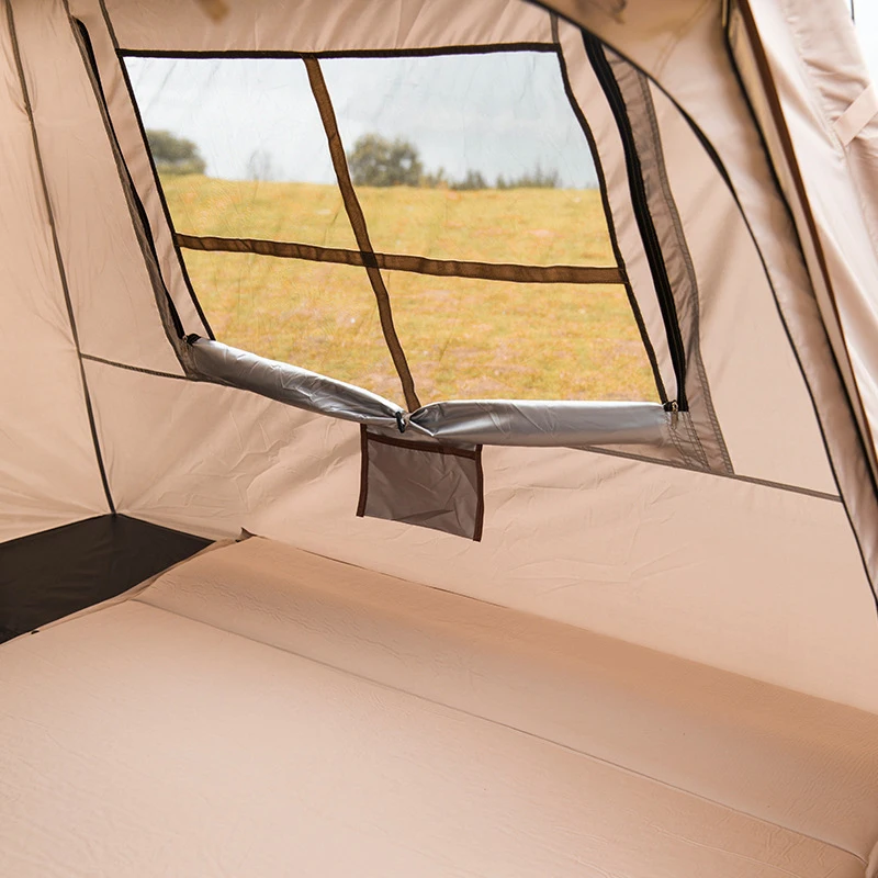 Quick Open Camping Tent Automatic Portable Sunshade Beach Tent Large Waterproof Windproof Pop up for Outdoor Camping Hiking