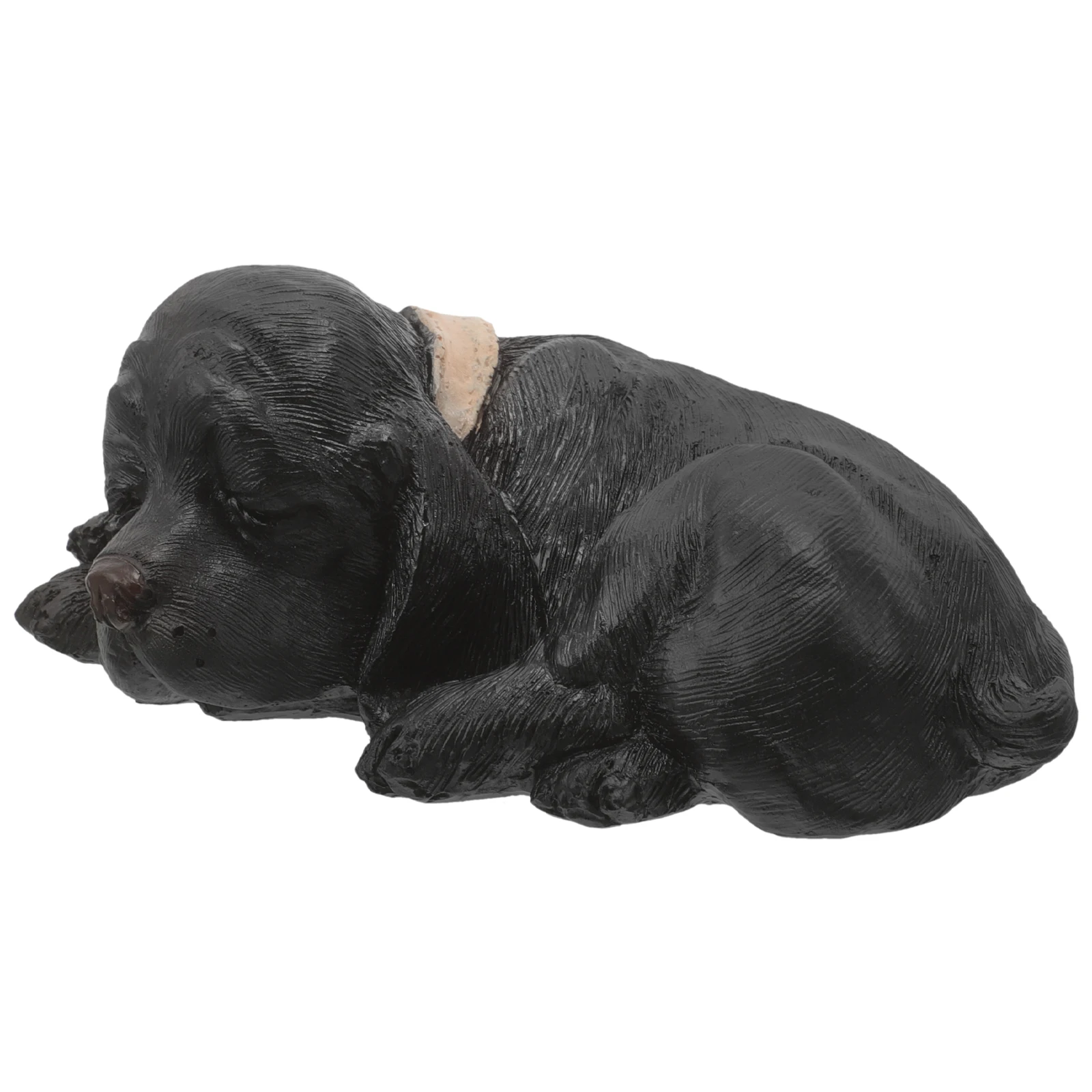 

Puppy Garden Hider Outdoor Storage Fake Dog Statue Resin Holder For Decoration Spare Hider Fake Appearance Key Saving