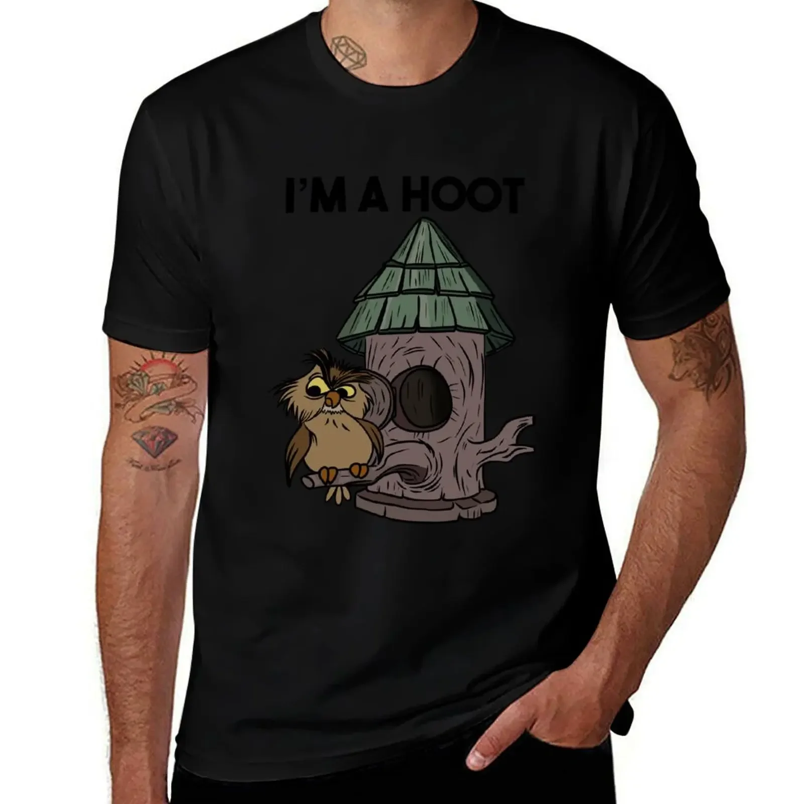 I’m a hoot - Archimedes T-Shirt customs graphic t shirt vintage plus sizes men t shirts high quality