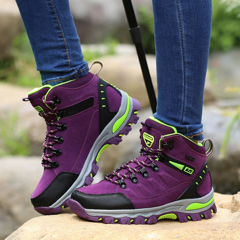 Outdoor Hiking Shoes Women Trekking Boots Woman Walking Treking Sneakers Trail Mountain Botas Senderismo Mujer Wandelschoenen