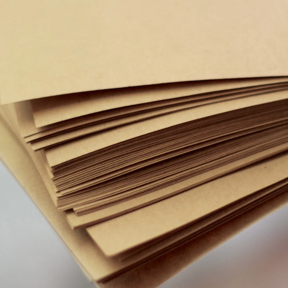 

50 Sheets 21x29cm A4 Blank Kraft Paper Retro Writing Paper Vintage Letter Paper Stationery (Weight 120g)