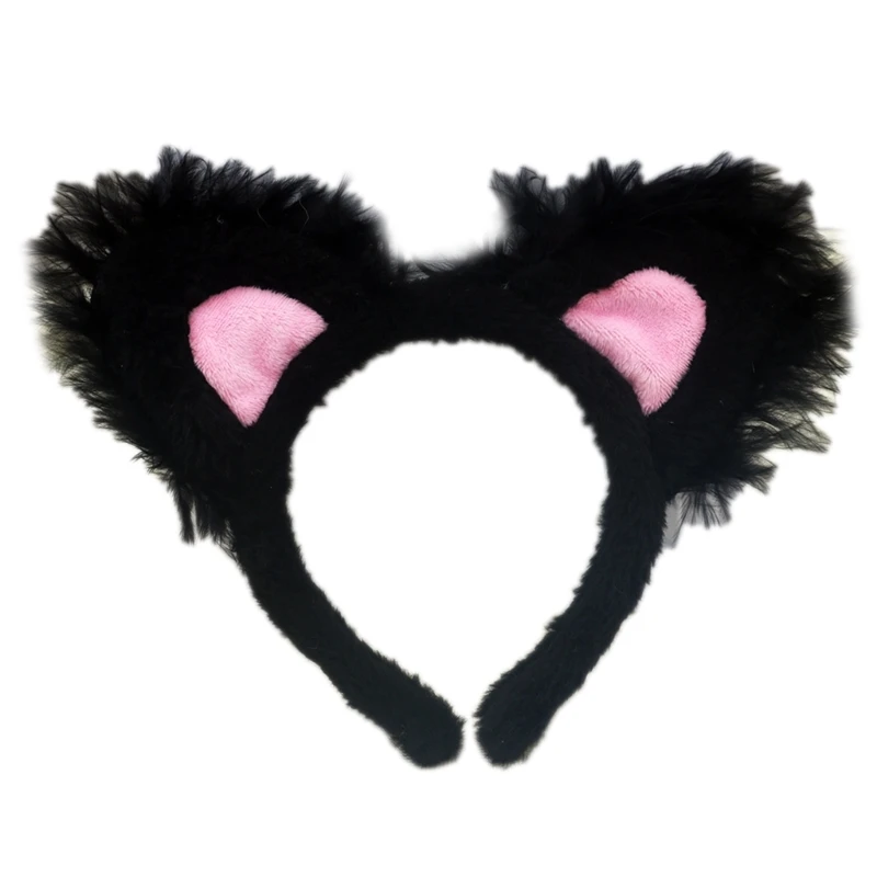 Plüsch Fuchs Katze Stirnbänder pelzigen Cartoon Tierohren Haar Reifen flauschige süße Haarschmuck Party Kostüm Foto Requisiten