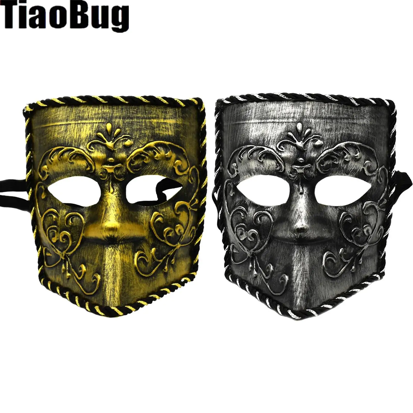 

Halloween Punk Style Sanxingdui Mask Roman Empire Retro Mask Festival Masquerade Ball Costume Props