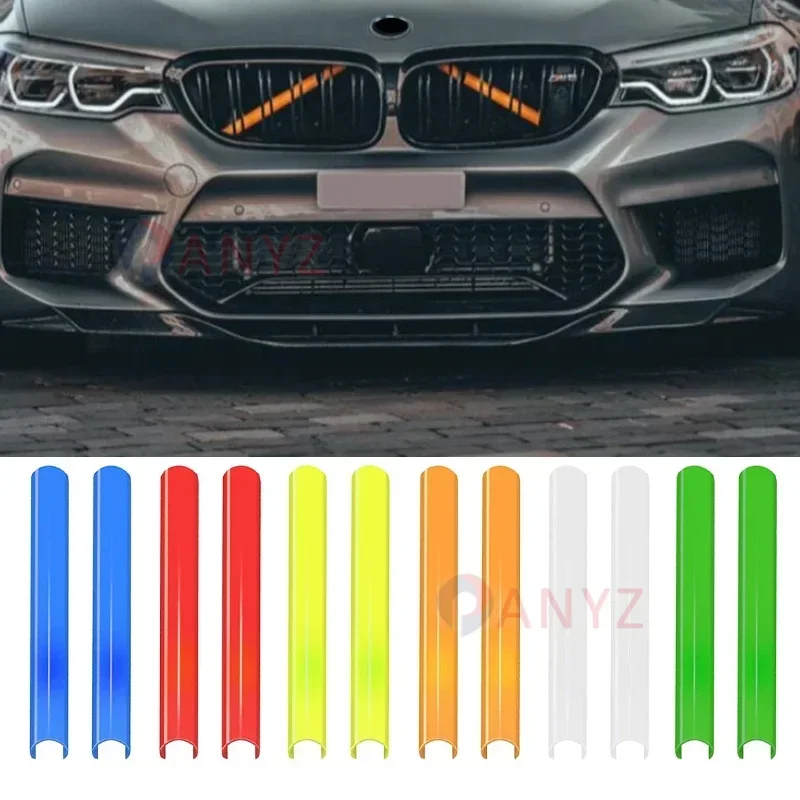 For BMW G01 G02 G05 F25 F26 F20 116i 118i 120i F30 F31 F34 GT 320i 328i G30 G31 Car Front Grille Trim Strips Cover Accessories