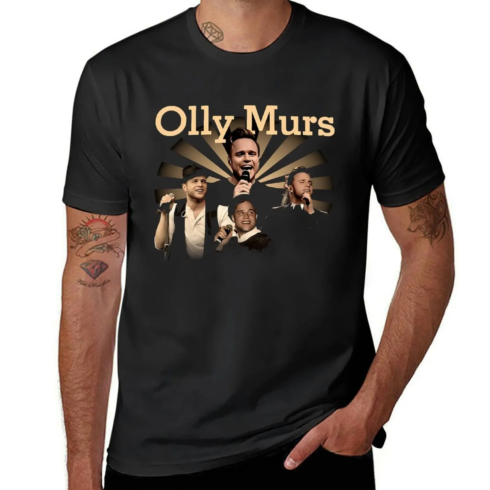 

Olly Murs a Olly Murs a Olly Murs T-Shirt vintage clothes customs design your own new edition t shirts for men cotton