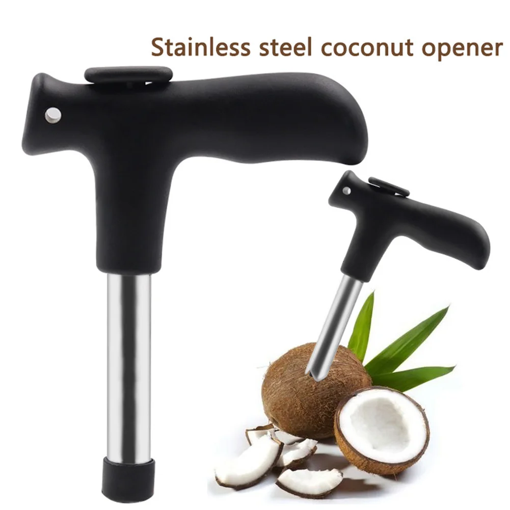 

Versatile Coconut Kitchen Tools Coconut Cracker Coconut Opening Tools Coconut Opener Tool Compact Storage Easy To Use Tools