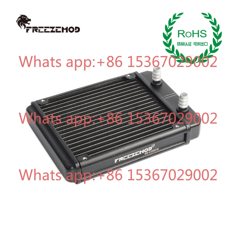 

FREEZEMOD water-cooled aluminum heat dissipation exhaust SR-L120F10 pagoda mouth tight 17-wave peak fin