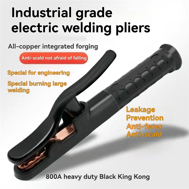 A44Z-800A Boden Schweißen Erde Clamp Clip Set Verdickte Kupfer Körper Schweißen Zangen Anti-Verbrühen Reparatur Werkzeuge