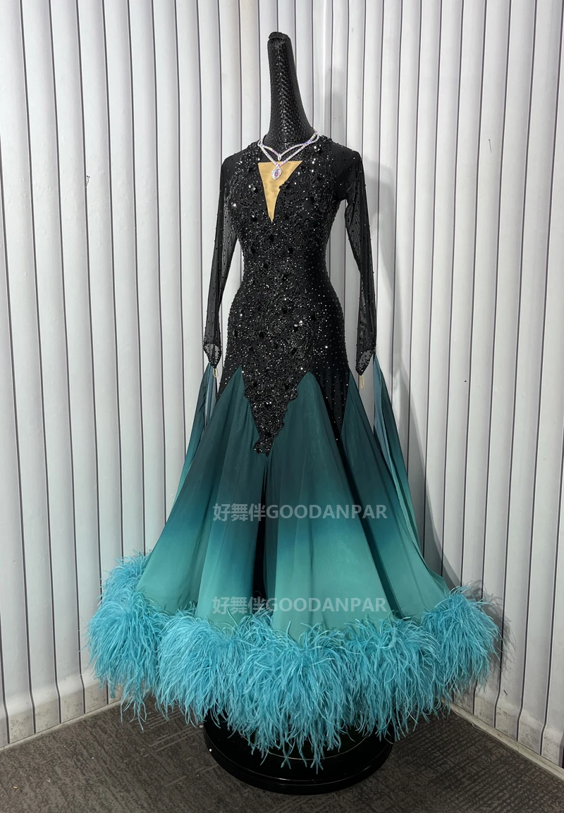 

Waltz Ballroom Dance Dress Women Competition Dance Ballroom Dancing Costume standard dance dress women competition 2024