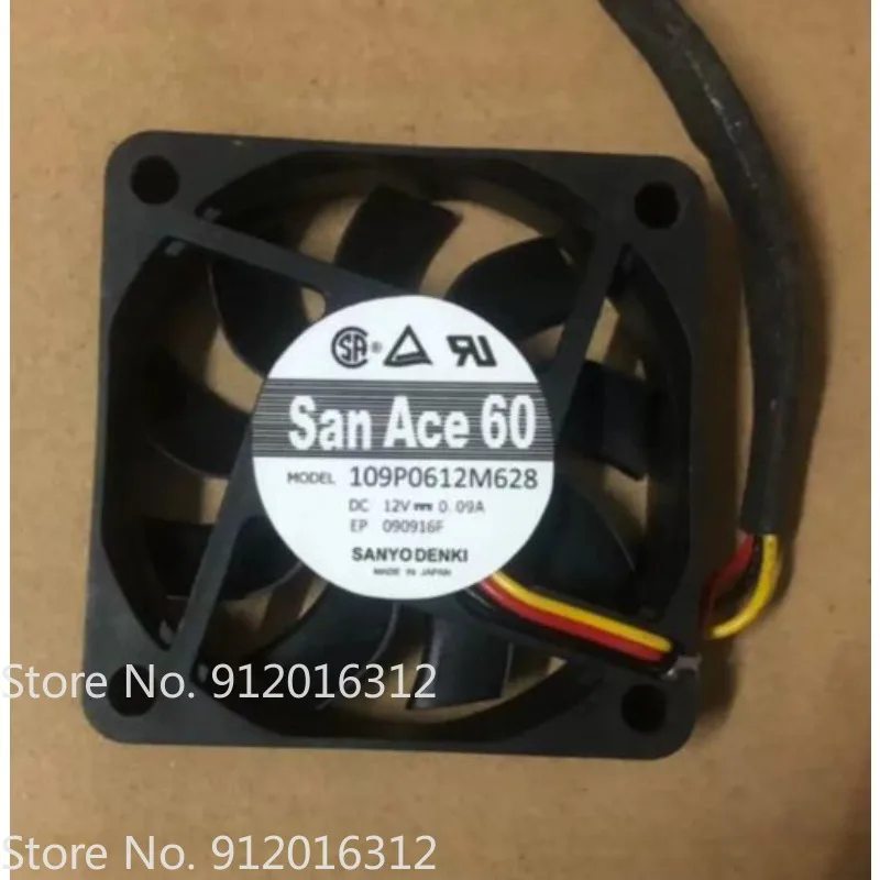 

New Cooler Fan for Sanyo 109P0612M628 12V 0.09A 6020 6CM Case Power Cooling Fan