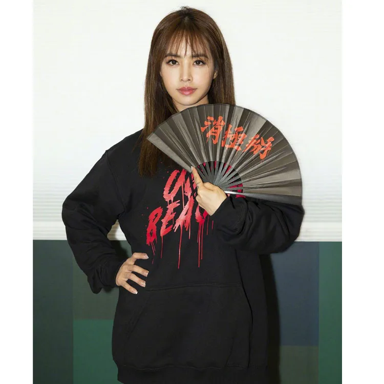 2020 Jolin Tsai Ugly Beau Tour ルーズ Fce パーカー レディース カジュアル 快適なスウェットシャツ 春 Faion ストリートウェア