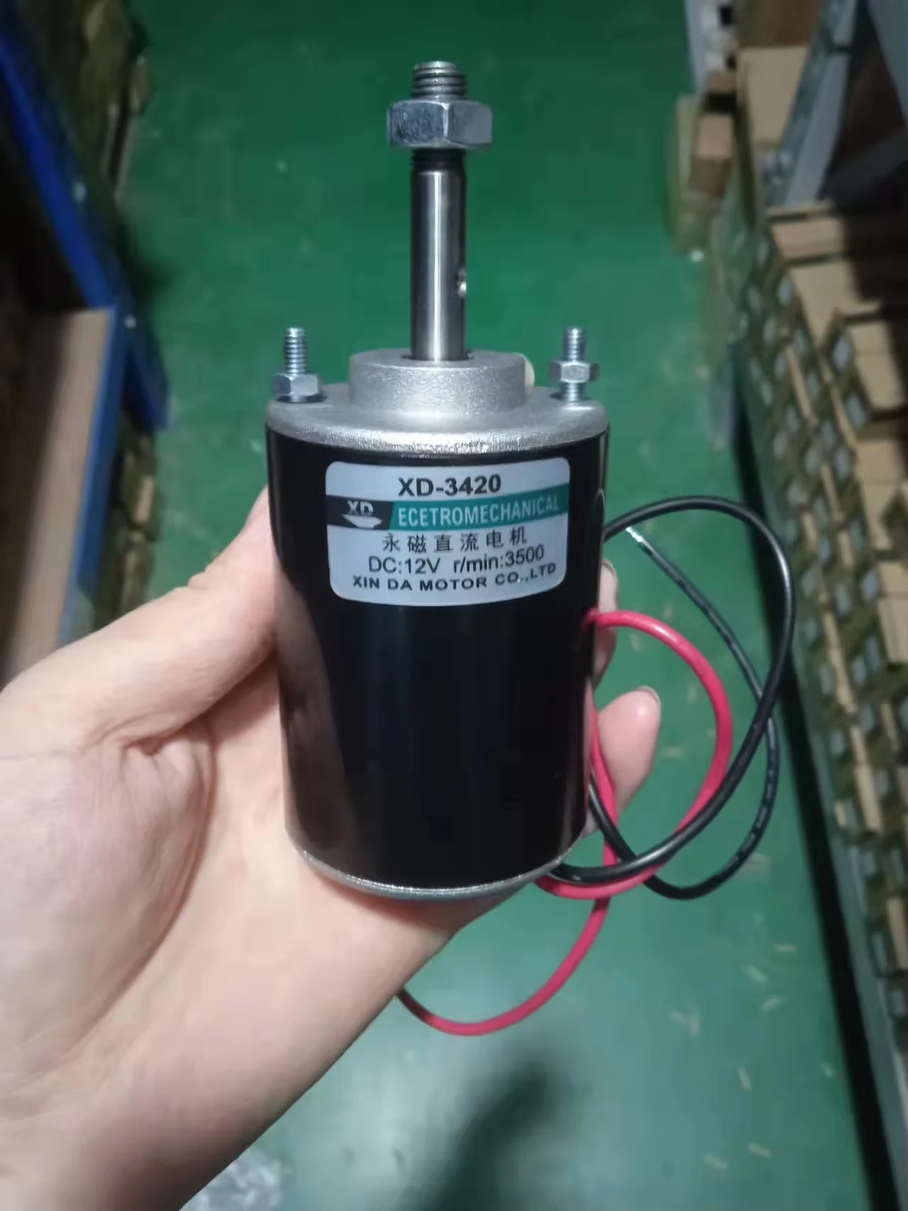 12V 3500rpm 24V 7000rpm DC High Speed Motor 30W 3420 Threaded Shaft Adjustable Speed Can CW CCW Micro Motor