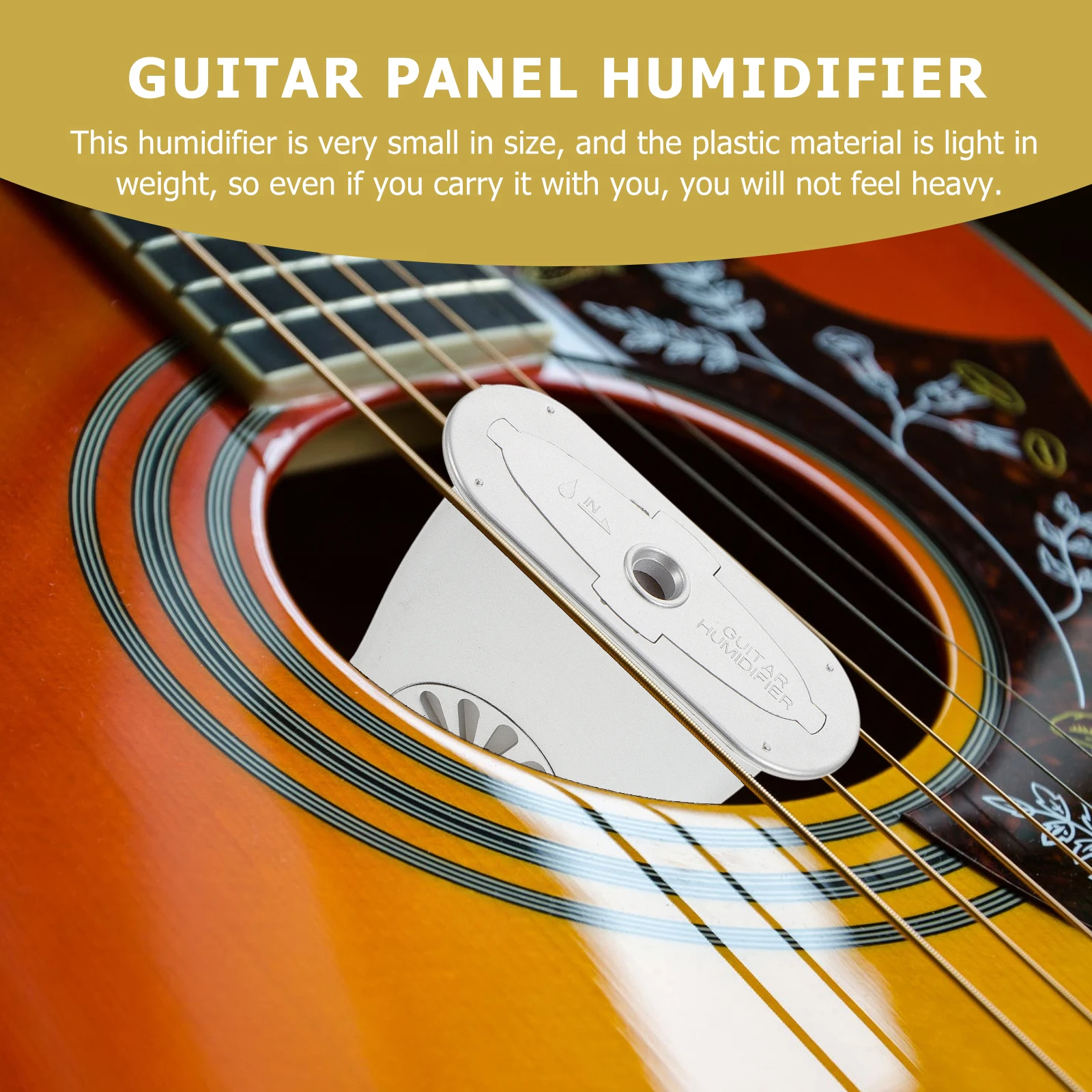 

2Pcs Small Size Guitar Humidifier Easy to Carry and Use for Maintaining Your Instrument Guitar Panel Humidifier