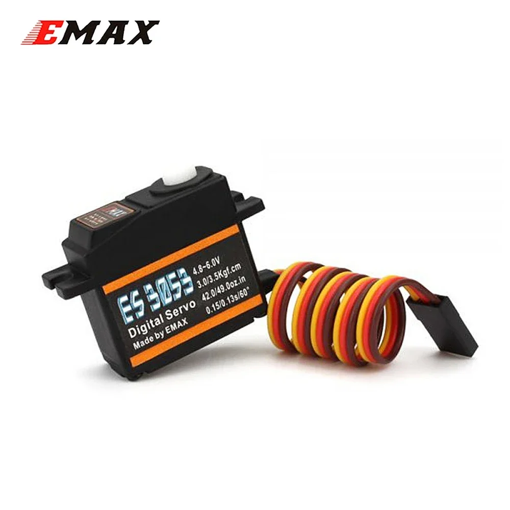 

EMAX ES3053 17g 3.5kg 0.13sec 23T Plastic Gear Digital Servo For RC Airplane ES3153 Upgrade