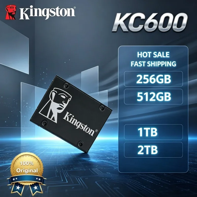 kingston-kc600-2tb内蔵ソリッドステートディスク-25インチ-sata3-ssd-高速起動-最大550mb-s読み込み-耐衝撃-静音ドライブ-日常使用向け