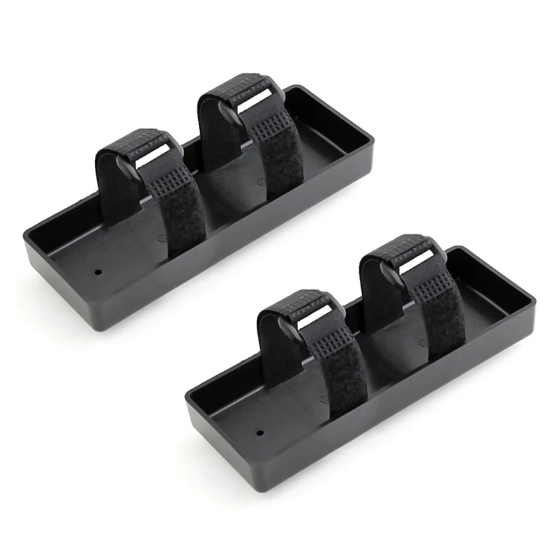 2 Set RC Plastic Battery Tray Case Battery Box Bracket For 1/8 1/10 Axial SCX10 Traxxas TRX4 D90 RC Crawler Car Parts