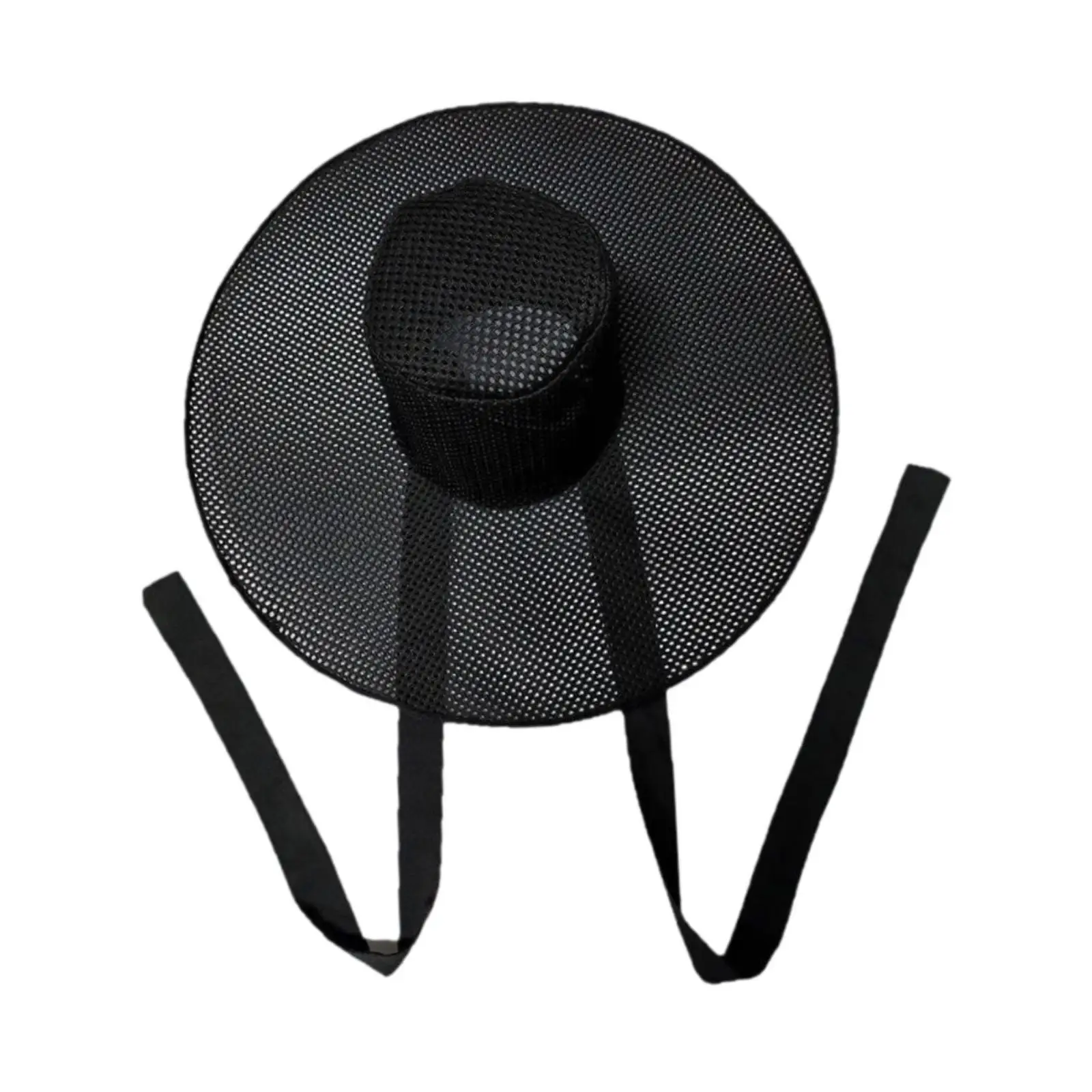 قبعة كورية للرجال قبعة كورية تقليدية شبكية سوداء لحفلات الهالوين #6