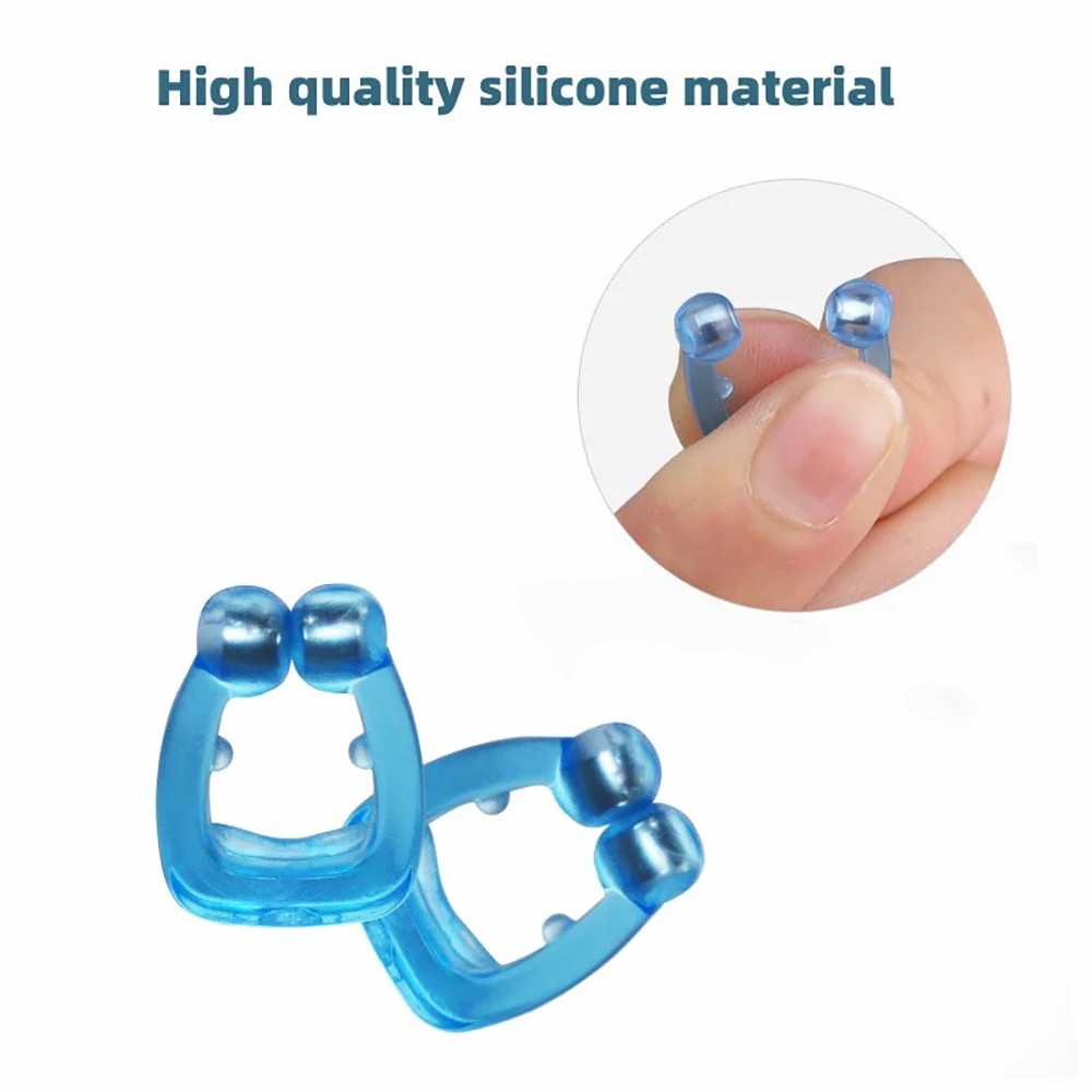 NEW Silicone Magnetic Anti Snoring Device Stop Snoring Nose Clip Improve Sleeping For Men/Women Beauty Health 1/2/4/6/8PCS