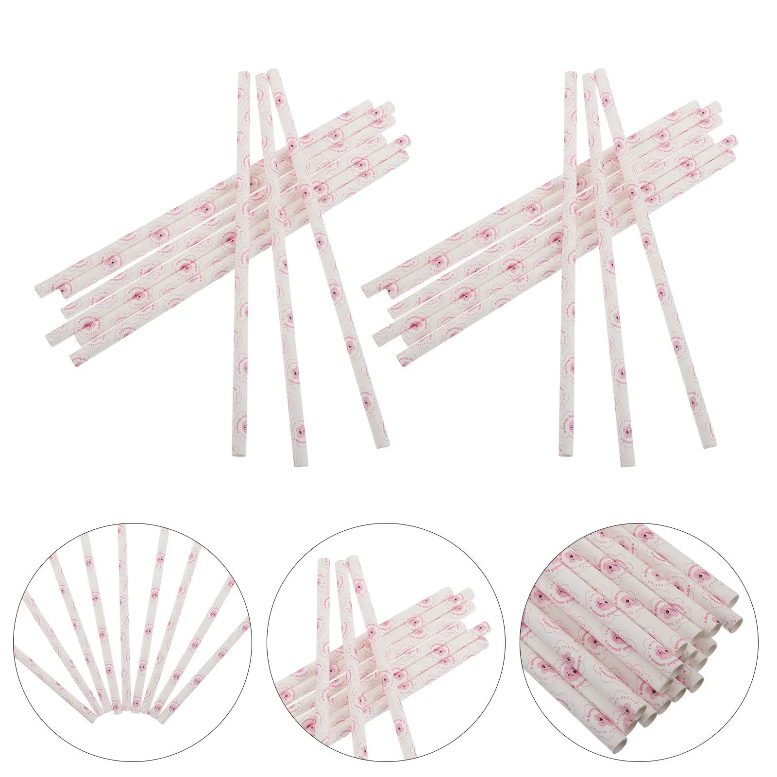 50Pcs Cotton Candy Holder Sticks 30Cm Assorted Color Thick Paper Dessert Treat Wands for Automatic Machines Festival Carnival