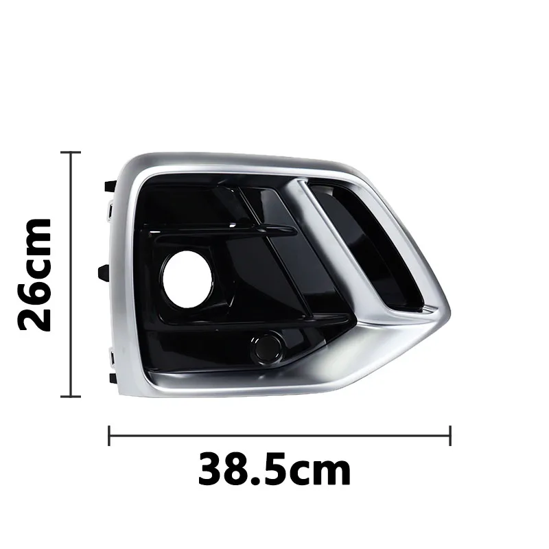 Car Front Bumper Fog Light Grille Grill Cover with ACC Hole For Audi Q5 SQ5 S-Line Sline Sport 2021 2022 2023 Left Right