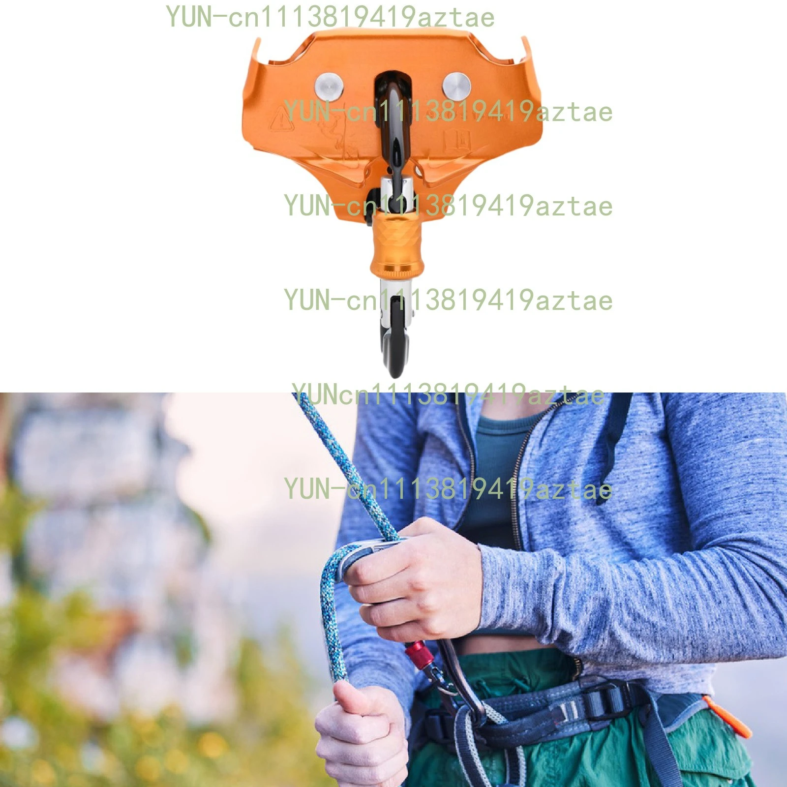22kN Climbing Pulley Quick Installation Outdoor Pulley Wheel Pulling Device for Enthusiasts Camping Tree Rigging Hiking Outdoor